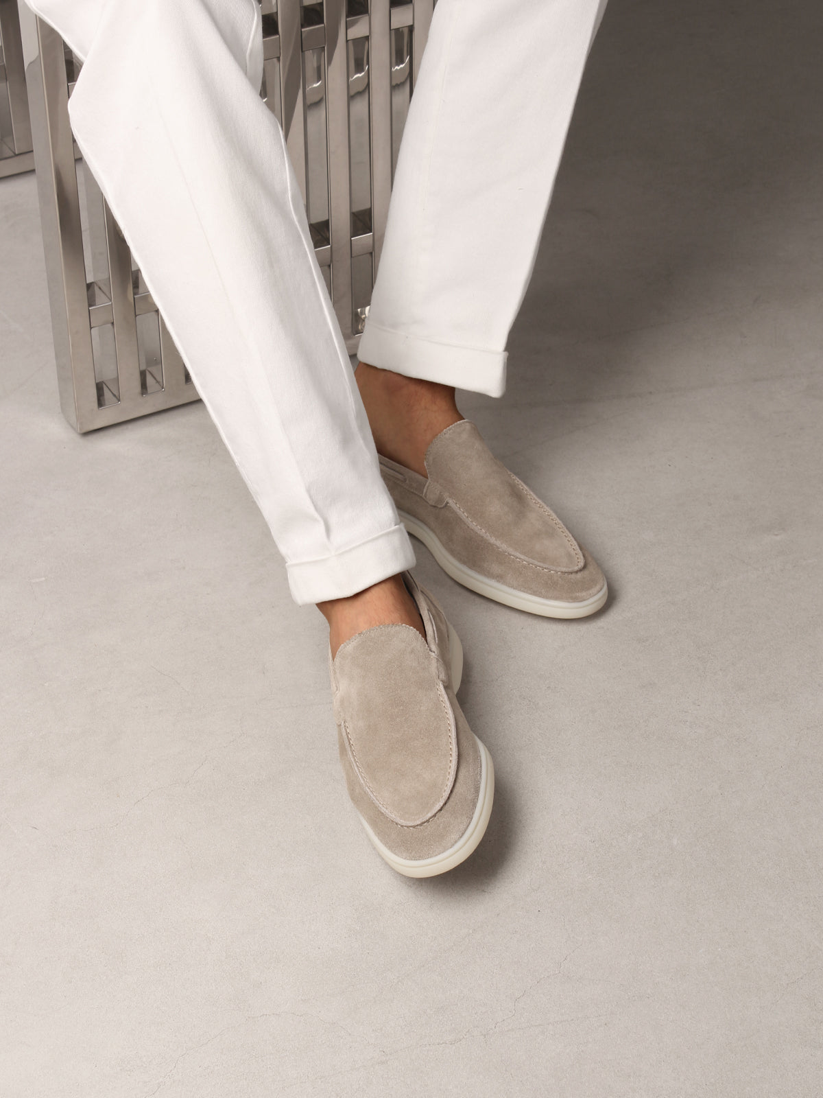 YACHT LOAFER HELLGRAU