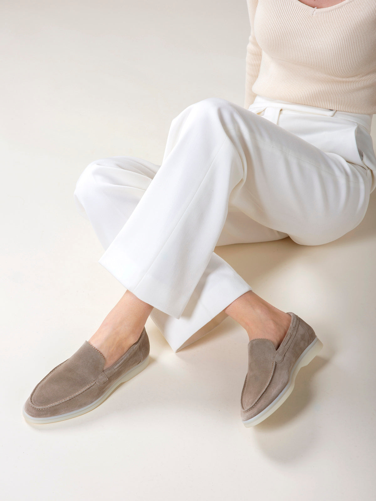 LADY YACHT LOAFER HELLGRAU